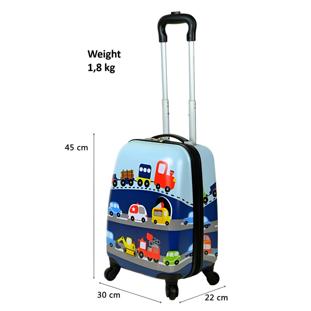 Lasten matkalaukku ja reppu Marko Vehicles Lasten matkalaukku ja reppu Marko Vehicles