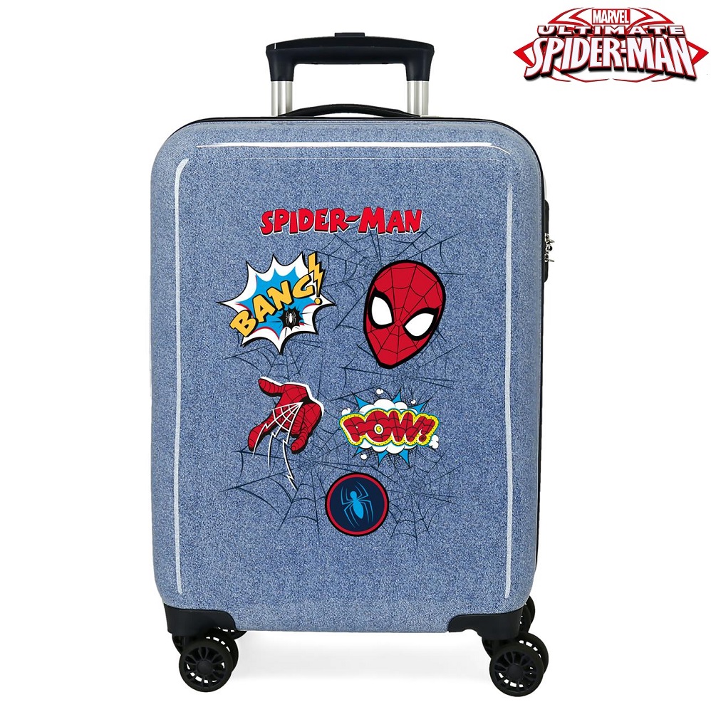 Lasten matkalaukku Marvel Spiderman Denim ABS