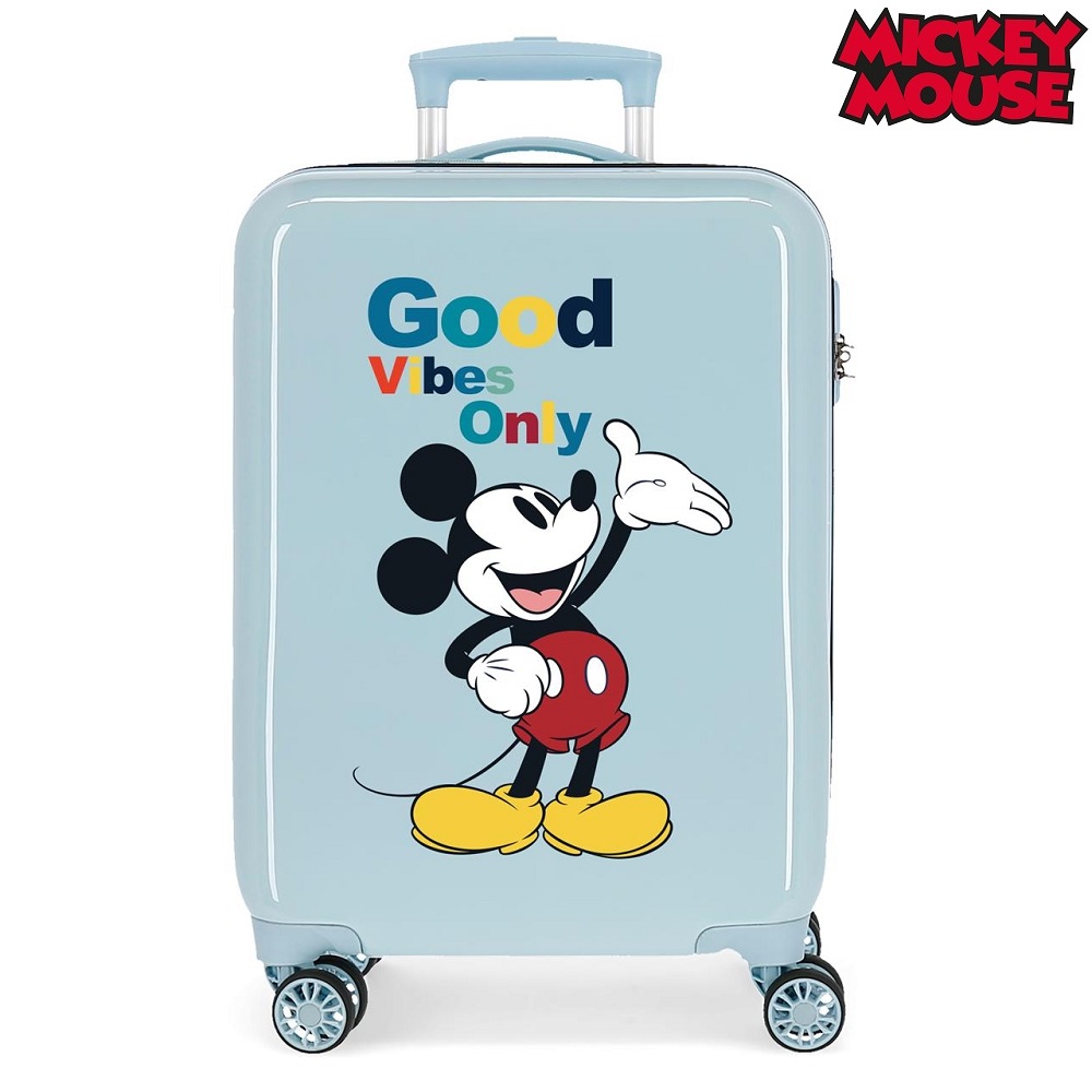 Lasten matkalaukku Mickey Mouse Good Vibes Only