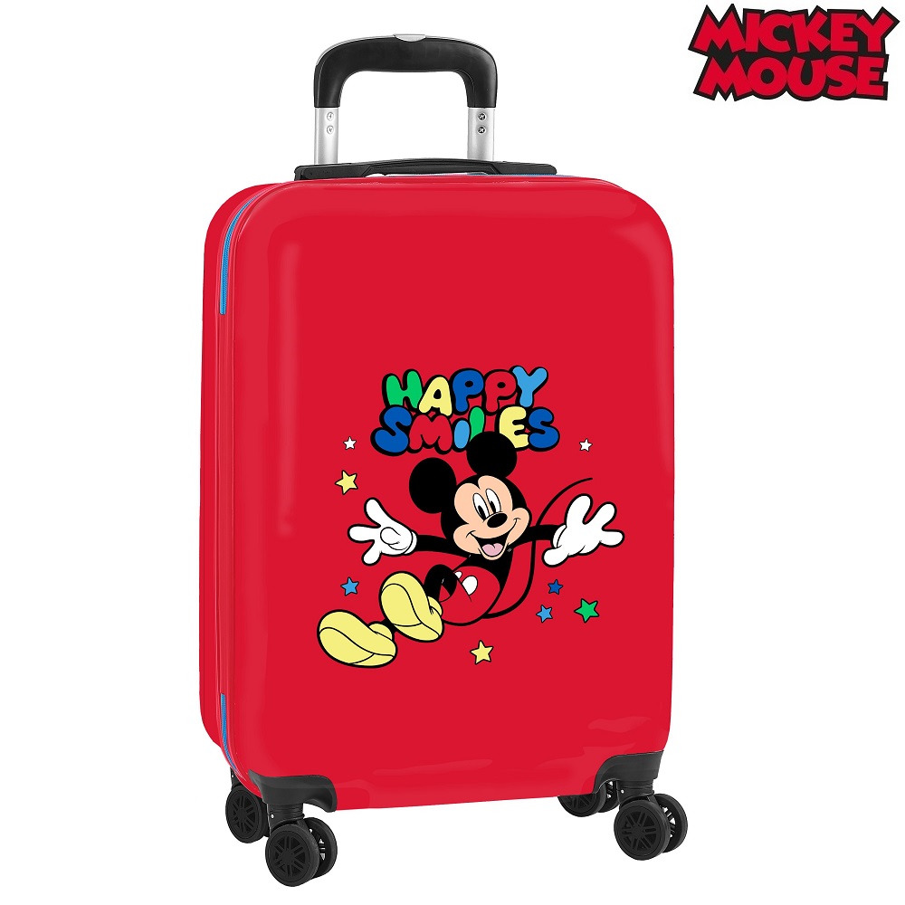 Lasten matkalaukku Mickey Mouse Happy Smiles