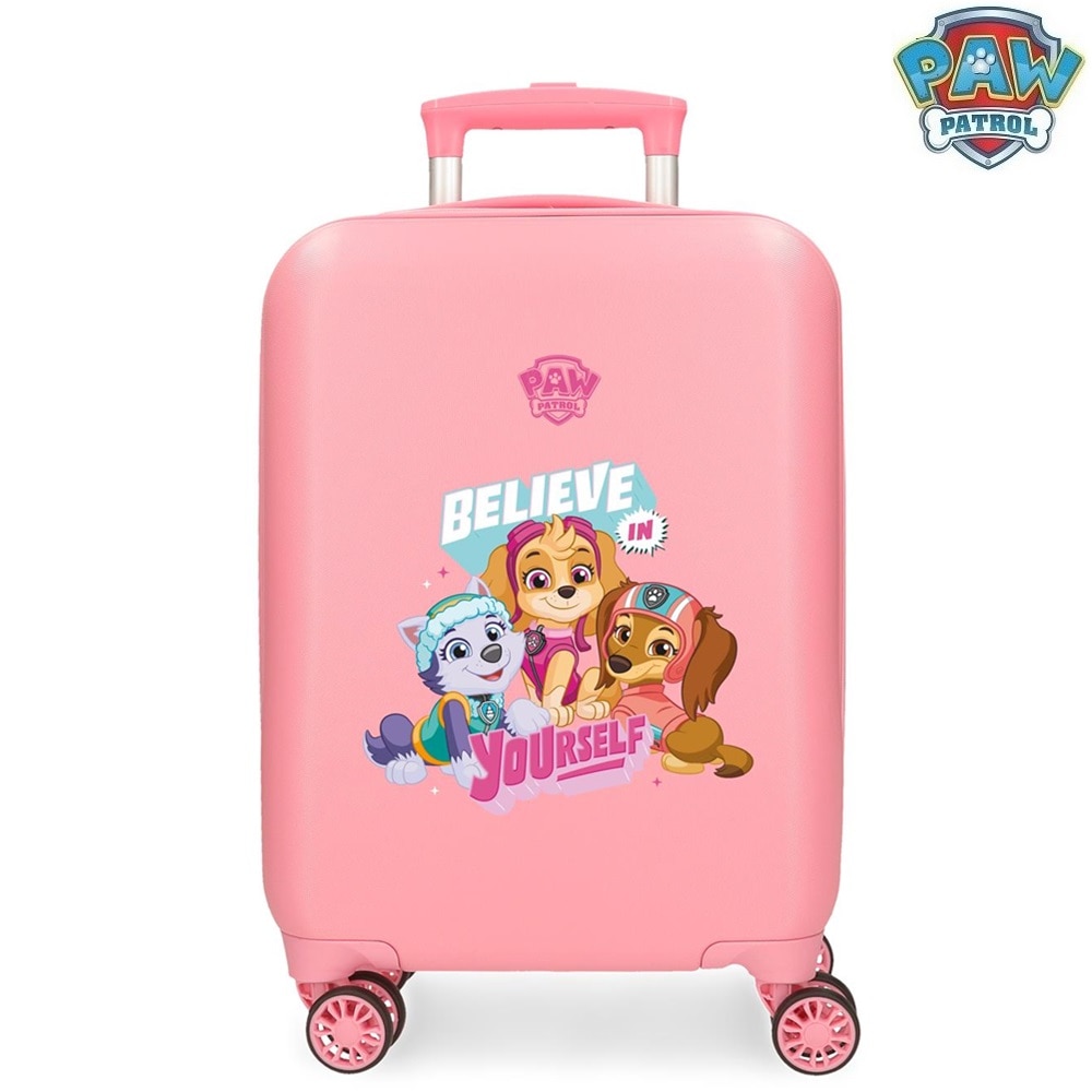 Lasten matkalaukku Paw Patrol Believe in Yourself Pink