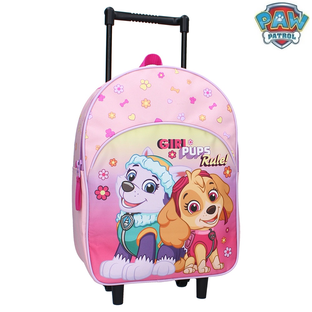 Lasten matkalaukku Paw Patrol Girl Pups Rule Trolley Backpack