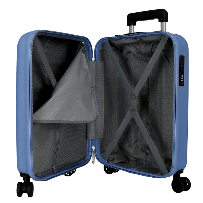 Lasten matkalaukku Roll Road Flex Denim