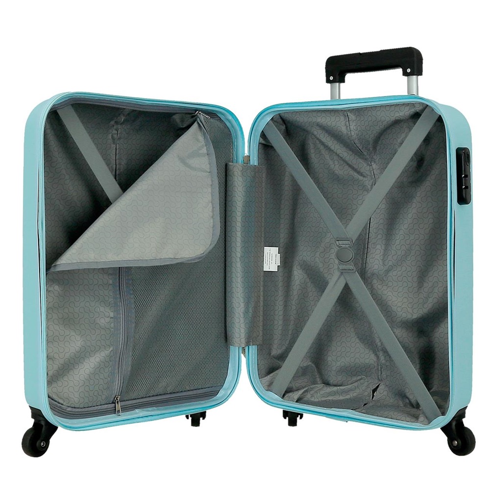 Lasten matkalaukku Roll Road Flex Ice Blue