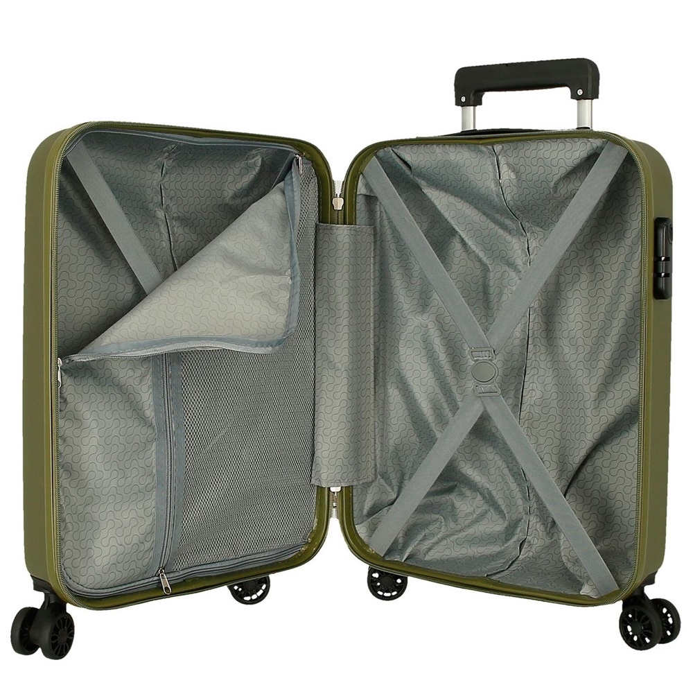 Lasten matkalaukku Roll Road Flex Khaki