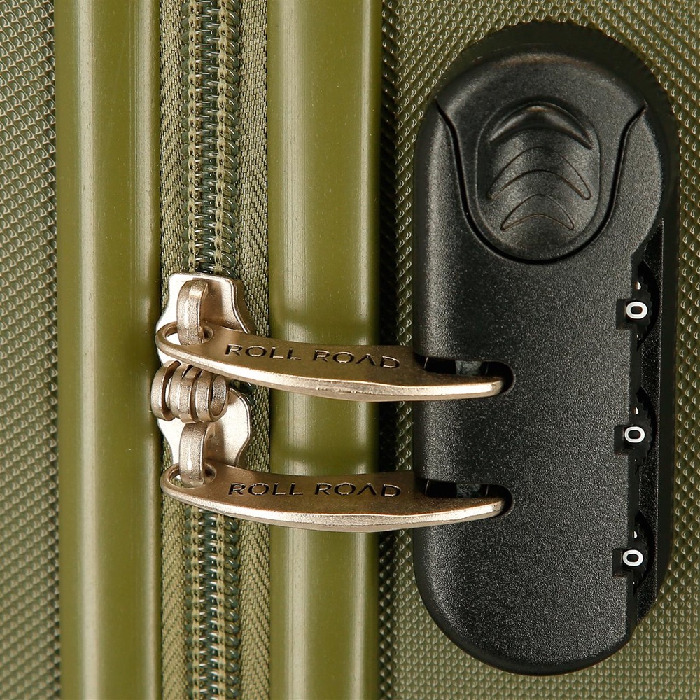 Lasten matkalaukku Roll Road Flex Khaki
