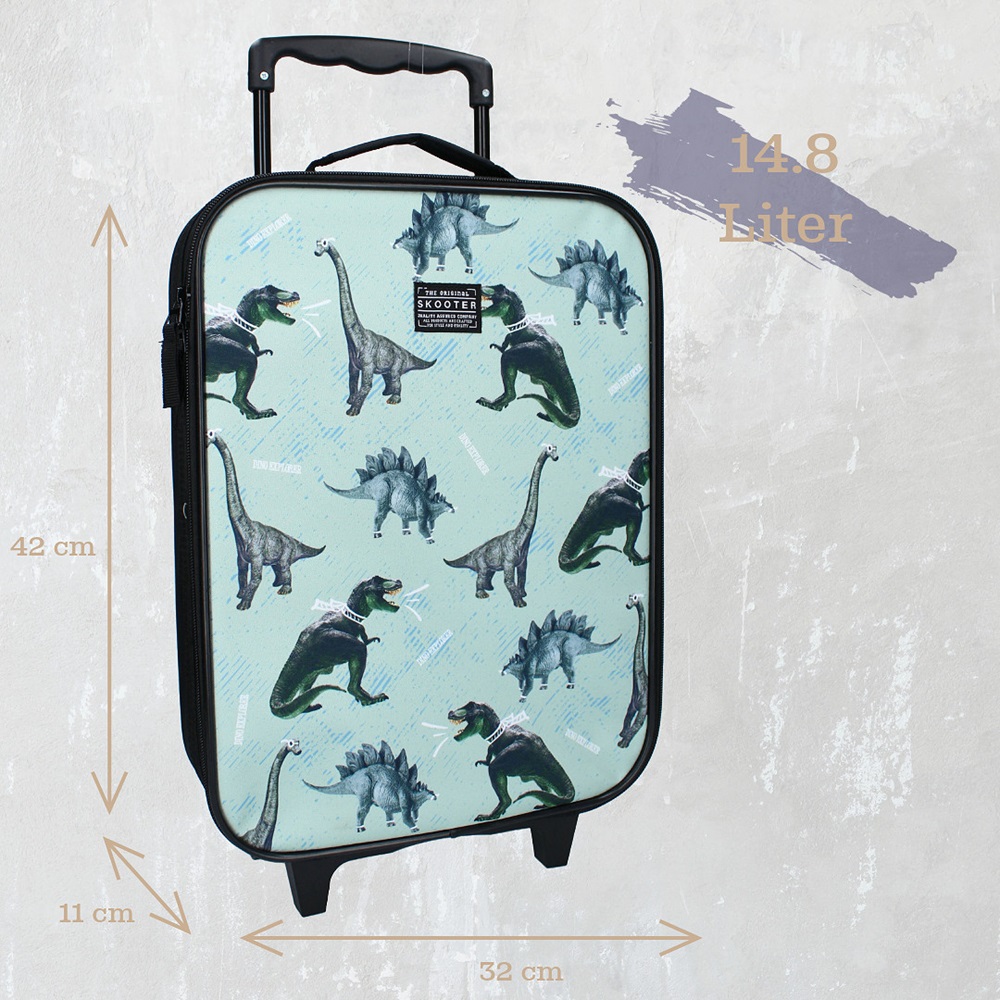Lasten Matkalaukku - Skooter Boundless Dino