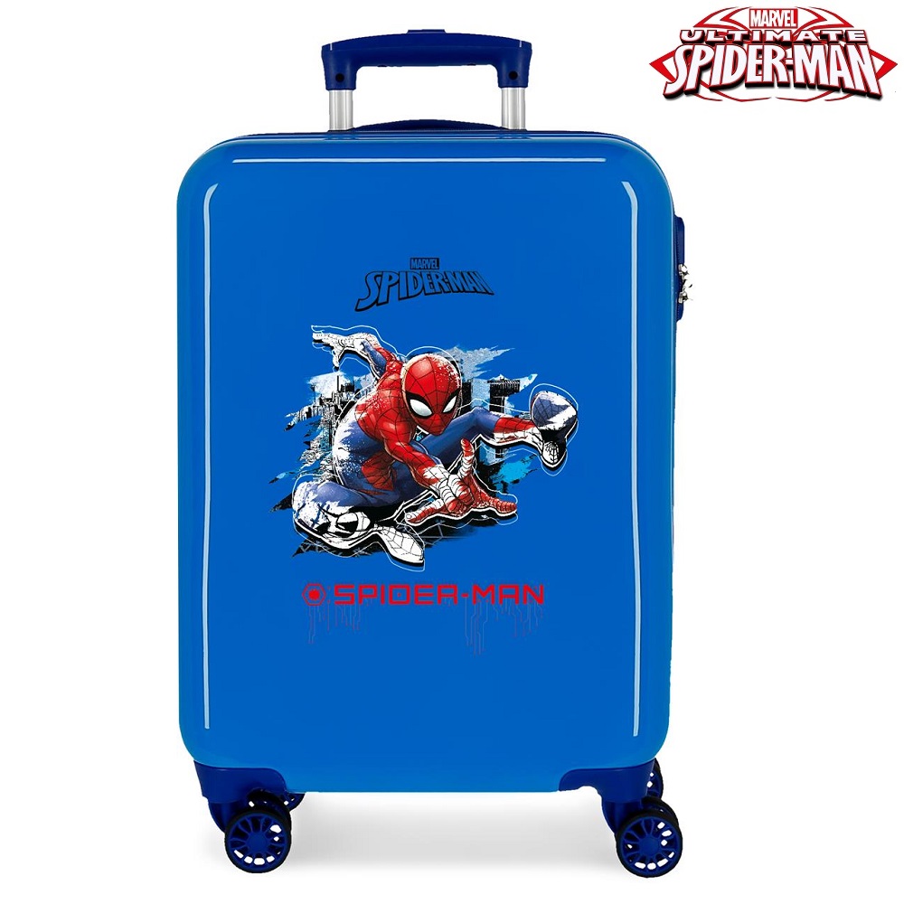 Lasten matkalaukku Spiderman Geo Blue