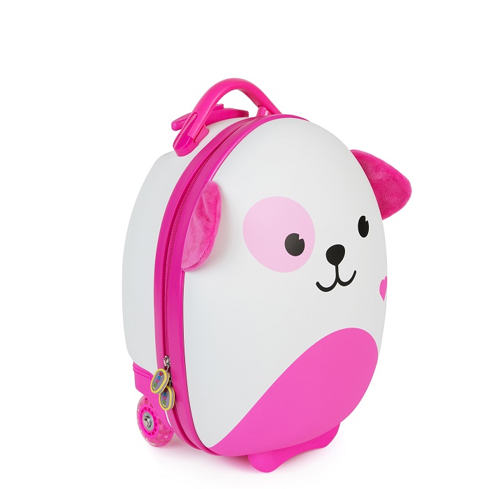 Lasten Matkalaukku Tiny Trekker Pink Dog