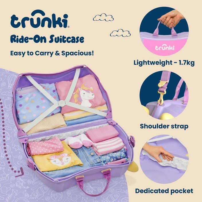 Lasten Matkalaukku - Trunki Glide Cassie the Cat