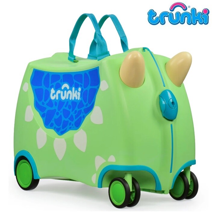 Lasten Matkalaukku - Trunki Glide Dudley the Dinosaur