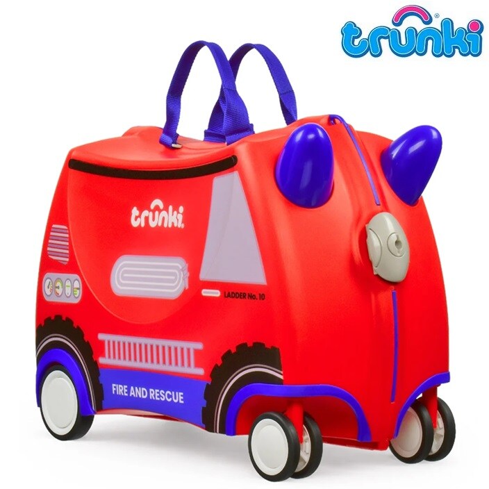 Lasten Matkalaukku - Trunki Glide Frank the Firetruck