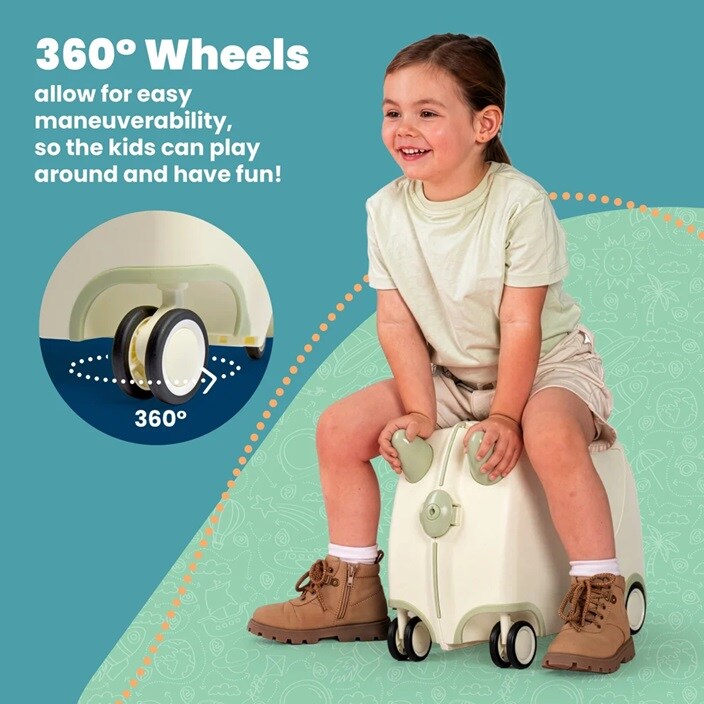 Lasten Matkalaukku - Trunki Glide Ivory White