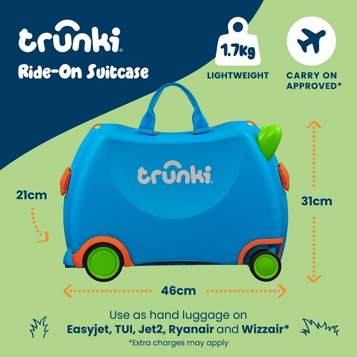 Lasten Matkalaukku - Trunki Glide Terrance
