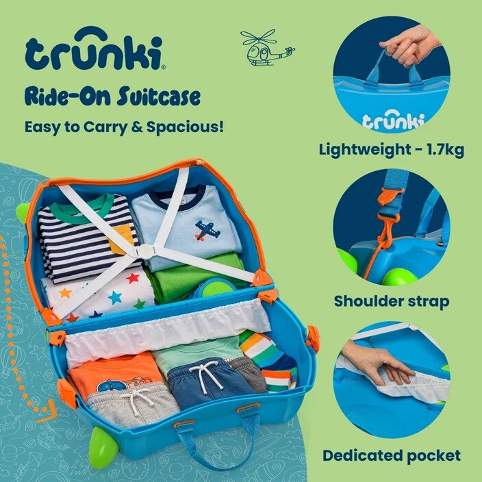 Lasten Matkalaukku - Trunki Glide Terrance