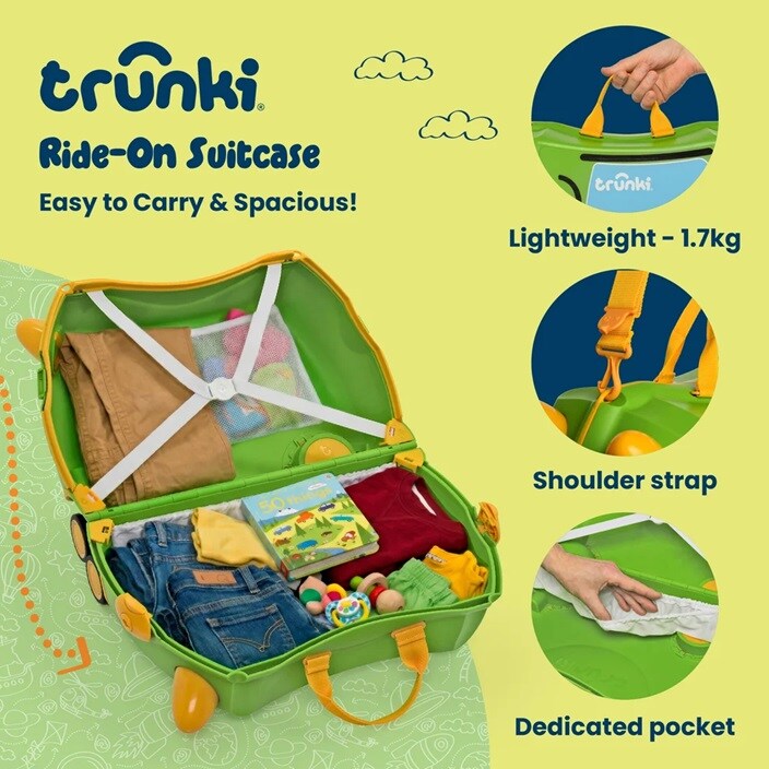 Lasten Matkalaukku - Trunki Glide Tilly the Tractor