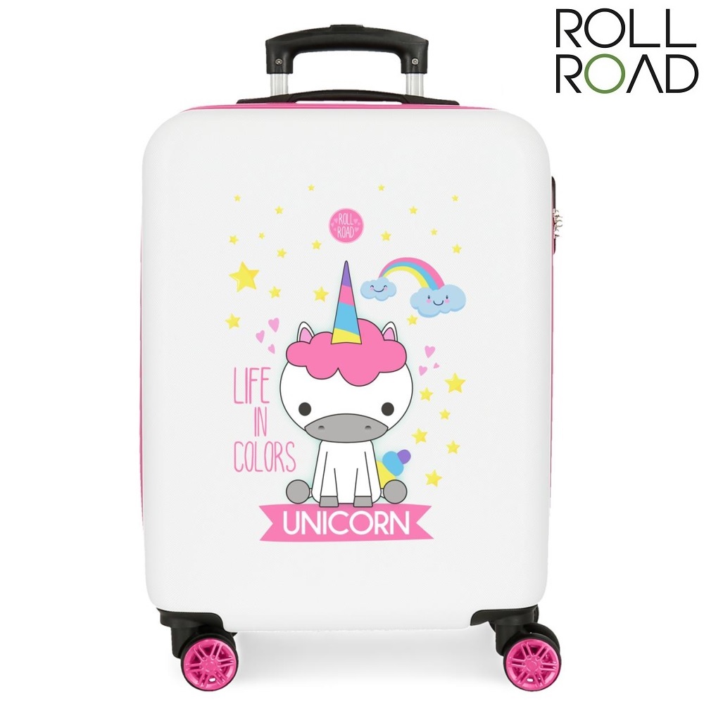 Lasten matkalaukku Little Me Unicorn White