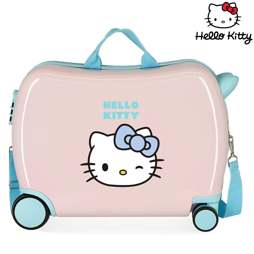 Lasten päälläistuttava matkalaukku Hello Kitty Wink