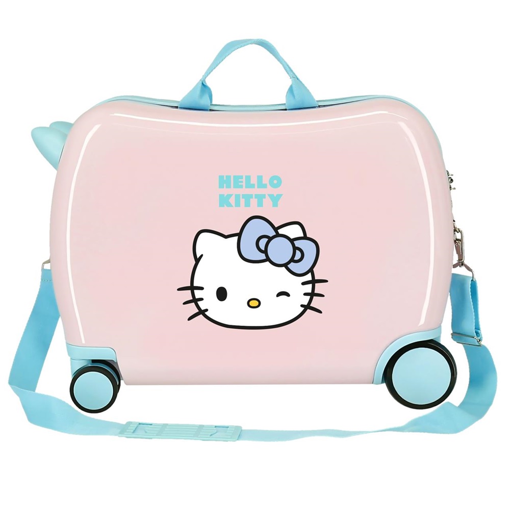Lasten päälläistuttava matkalaukku Hello Kitty Wink