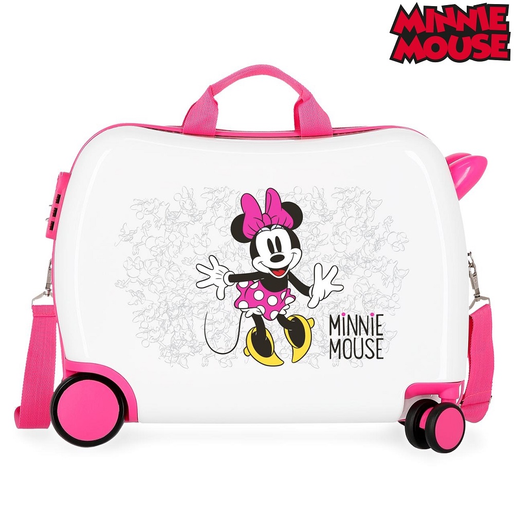 Lasten päälläistuttava matkalaukku Minnie Mouse Enjoy the Day