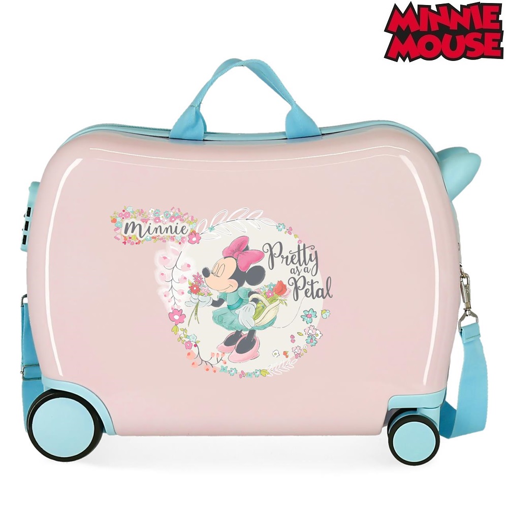 Lasten päälläistuttava matkalaukku Minnie Mouse Florals