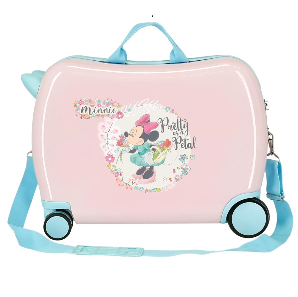 Lasten päälläistuttava matkalaukku Minnie Mouse Florals