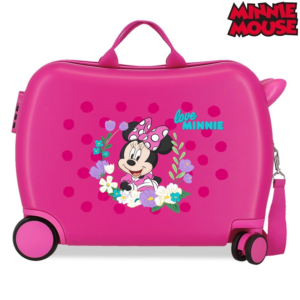 Lasten päälläistuttava matkalaukku Minnie Mouse Golden Days