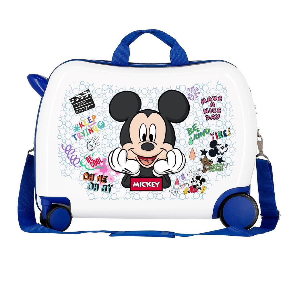 Lasten päälläistuttava matkalaukku Mickey Mouse Be Cool