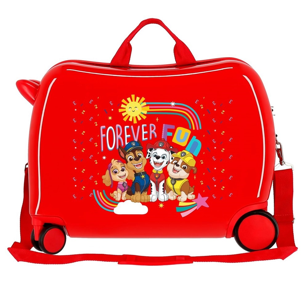 Lasten matkalaukku Paw Patrol Forever Fun Red