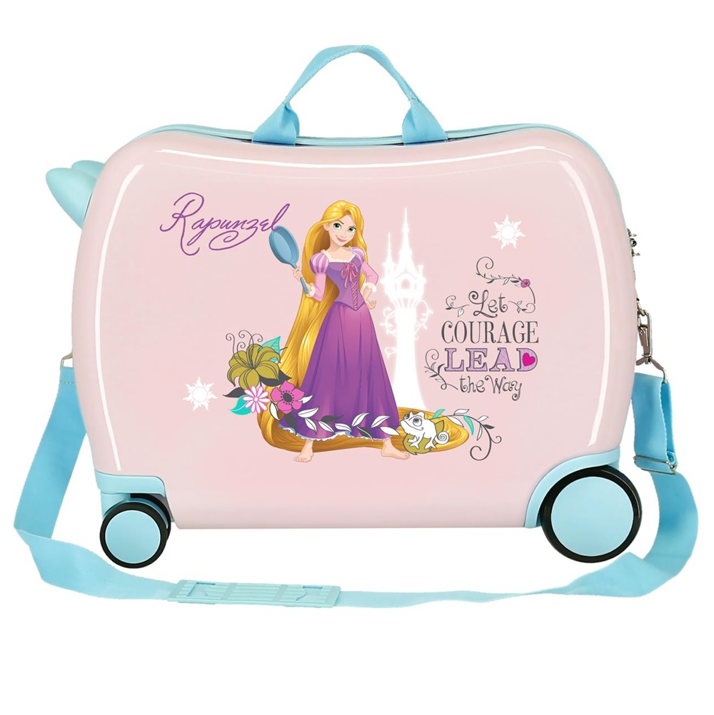 Lasten päälläistuttava matkalaukku Disney Princesses Rapunzel