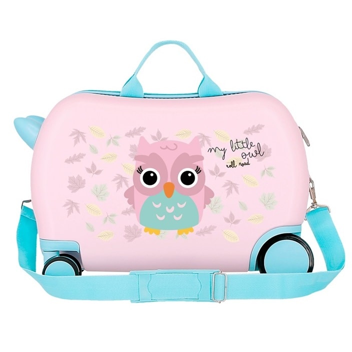 Lasten päälläistuttava matkalaukku Roll Road My Little Owl