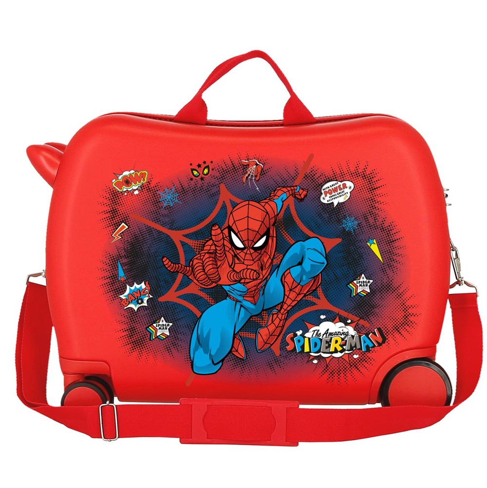Lasten päälläistuttava matkalaukku Spiderman Pop