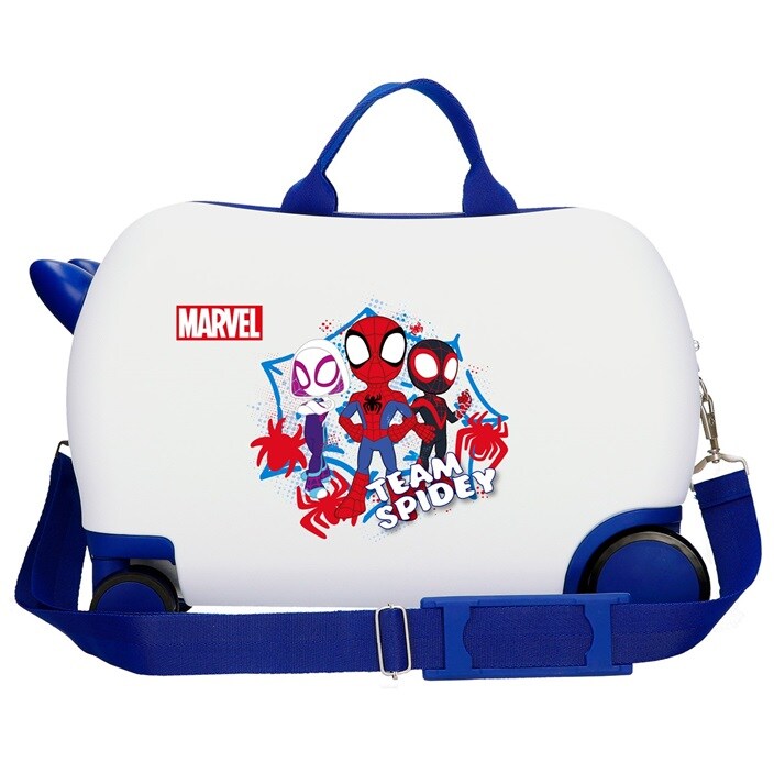 Lasten päälläistuttava matkalaukku Spidey Team White