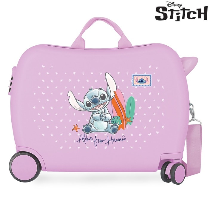 Lasten päälläistuttava matkalaukku Stitch Aloha from Hawaii