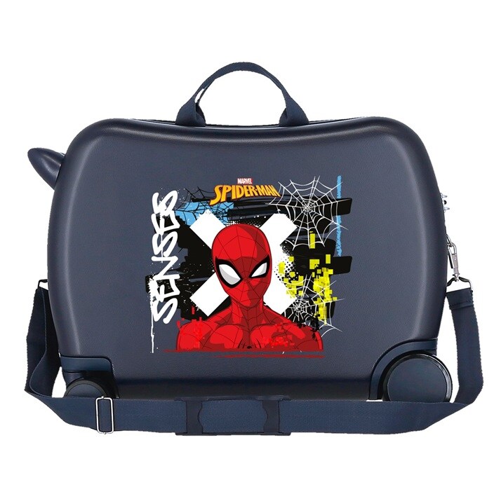 Lasten päälläistuttava matkalaukku Spiderman Graffiti