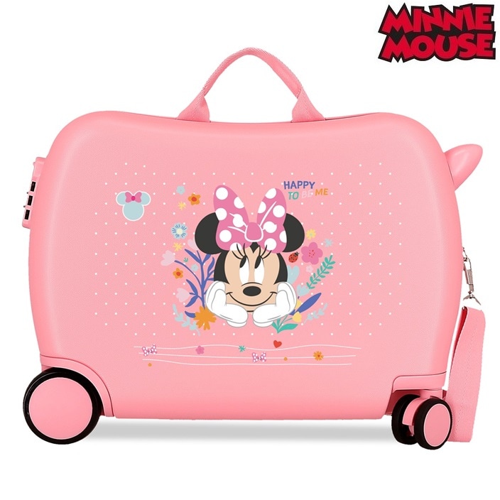 Lasten päälläistuttava matkalaukku Minnie Mouse Happy To Be Me