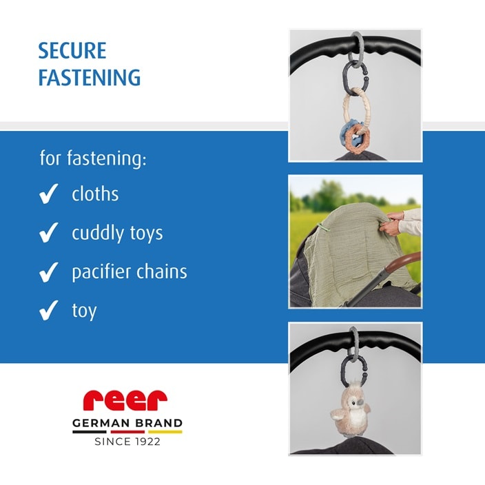 Rengas Rattaisiin - Reer Clip&Go Fastening Rings