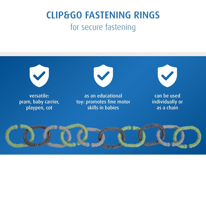 Rengas Rattaisiin - Reer Clip&Go Fastening Rings