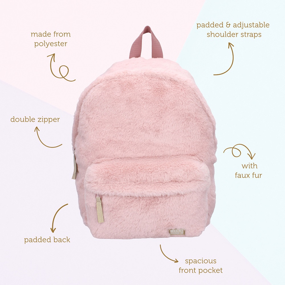 Lasten reppu Milky Kiss The Wow Factor Pink