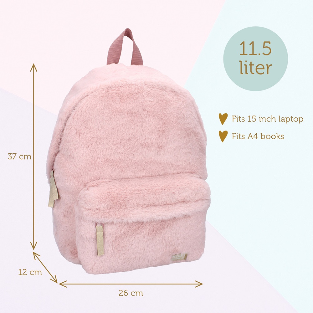 Lasten reppu Milky Kiss The Wow Factor Pink