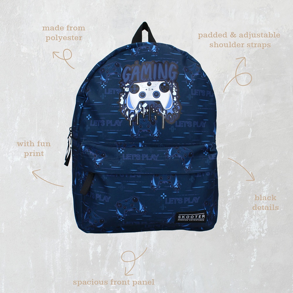Lasten Reppu - Skooter Gamers Unite