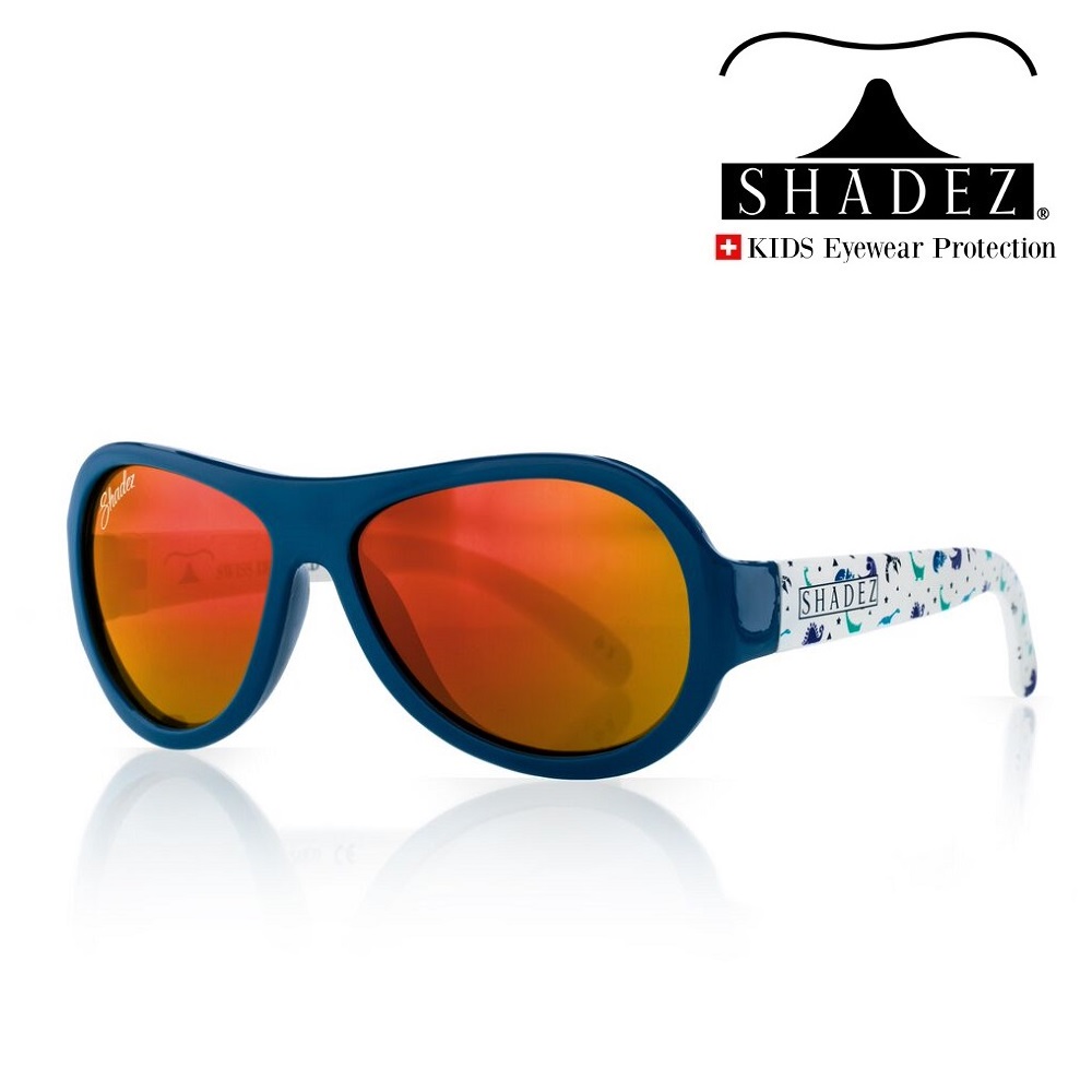 Aurinkolasit lapselle Shadez Baby Dino Blue 0-3 v.