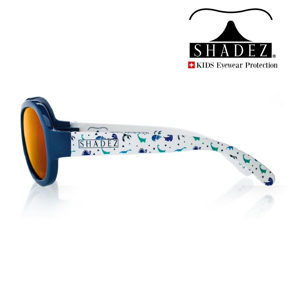 Aurinkolasit lapselle Shadez Baby Dino Blue 0-3 v.