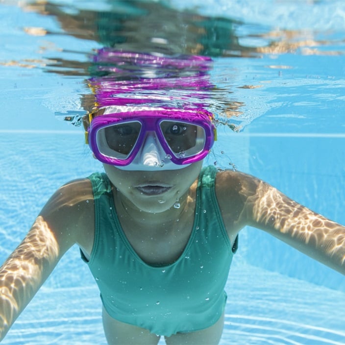 Lasten sukellus- ja uimamaski Bestway Aqua Champ Cerise