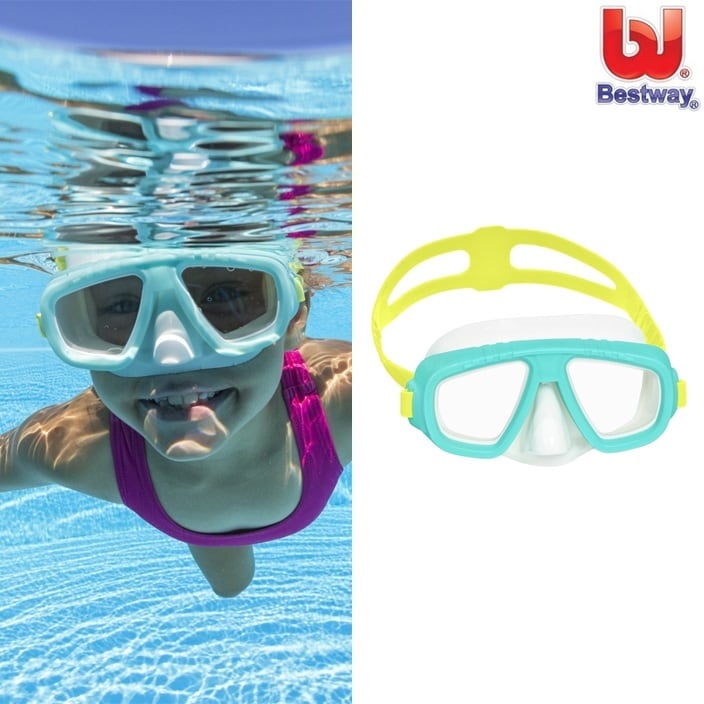 Lasten sukellus- ja uimamaski Bestway Aqua Champ Turquoise