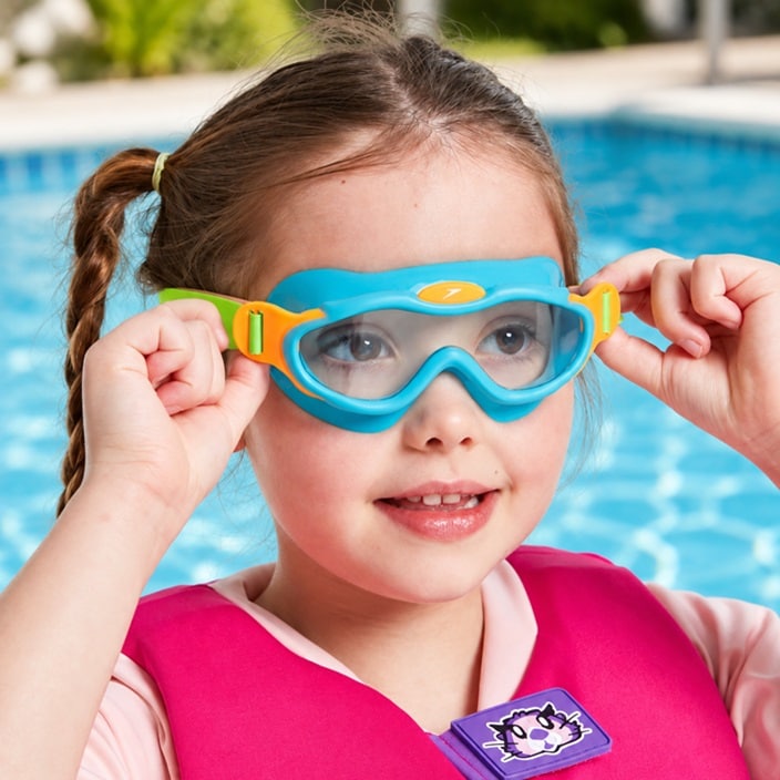 Lasten Uimamaski - Speedo Sea Squad Blue