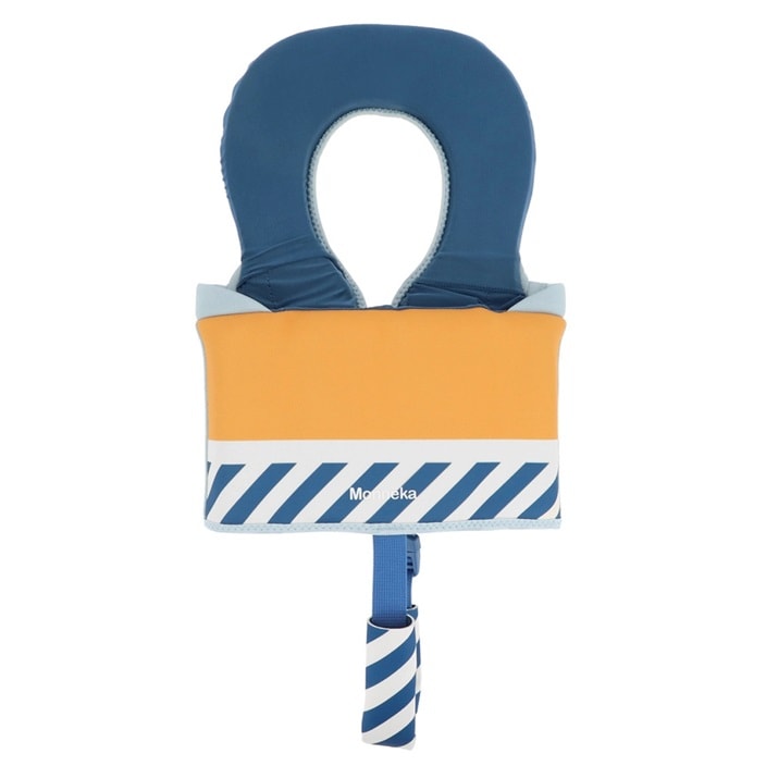 Lasten Uimaliivi - Monnëka Learning Float Vest Blue Stripes