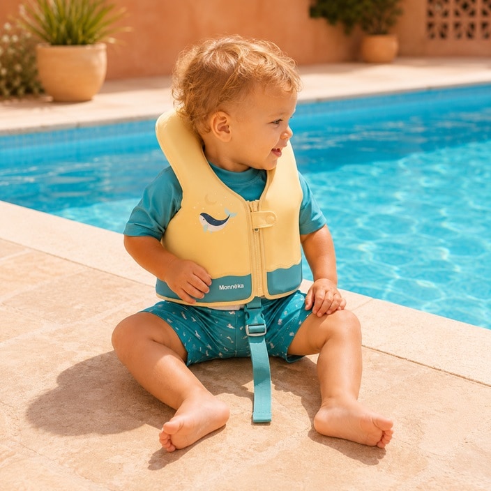 Lasten Uimaliivi - Monnëka Learning Float Vest Whale