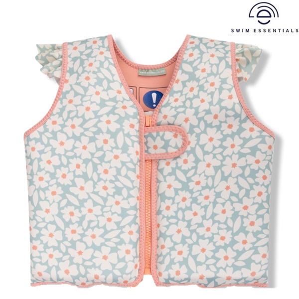 Lasten uimaliivi Swim Essentials Green Flowers