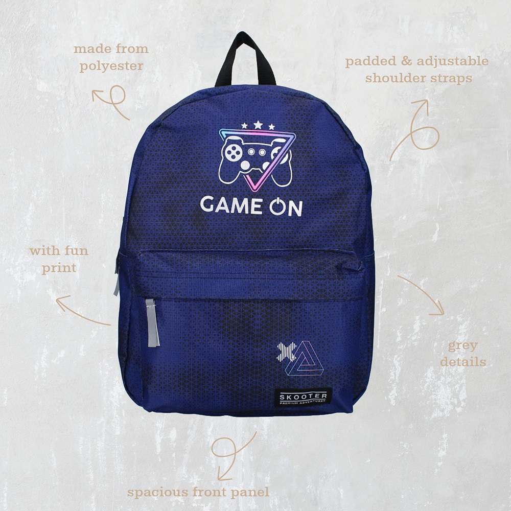 Lasten Reppu - Skooter Never Underestimate Gamers